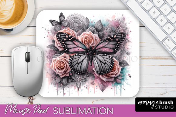Download Butterfly Mouse Pad Sublimation Design - Premium Resources