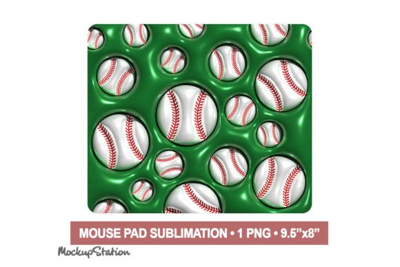Download Baseball Mouse Pad Sublimation PNG - Premium Bundle