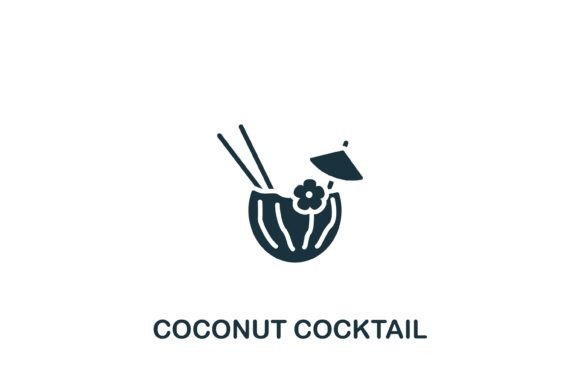 Download Coconut Cocktail Icon - Coconut cocktail Collection
