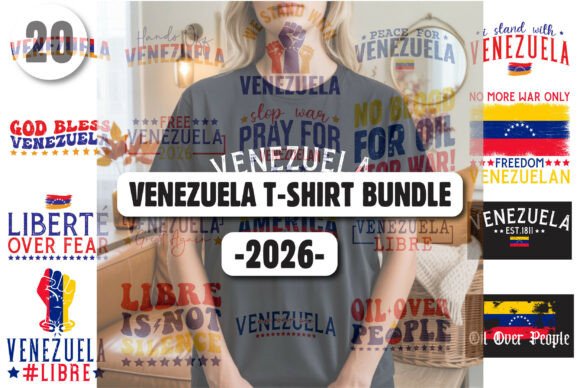 Download Venezuela T-shirt Bundle 2026 SVG POD - Pod Collection
