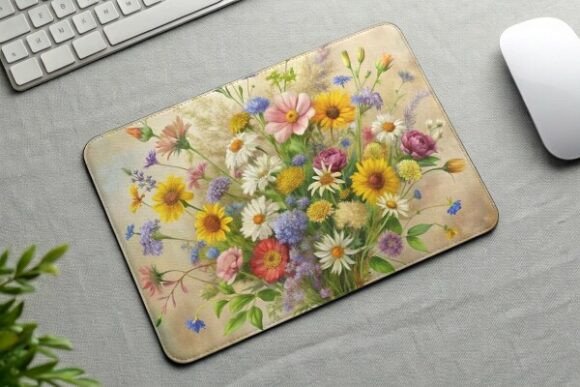 Download Floral Wildflower Mouse Pad Sublimation - Mouse pad sublimation Collection