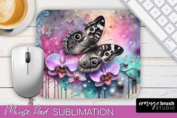 Download Butterfly Mouse Pad Sublimation Design - Premium Resources